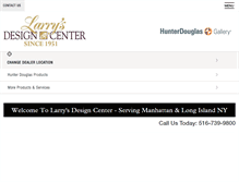 Tablet Screenshot of larrysdesigncenter.com